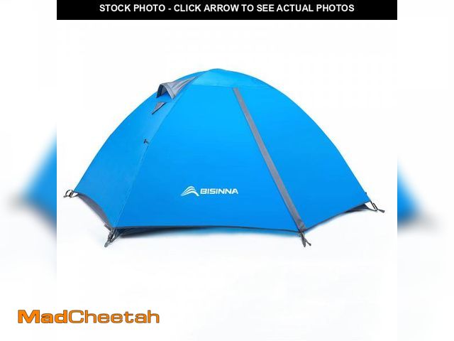 Lot 74-12433696 - BISINNA 2/4 Person Camping Tent Lightweight Backpacking Tent Waterproof Windproof Two Doors Easy Set...