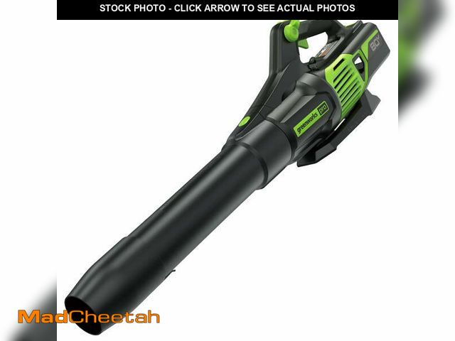 Lot 74-12635921 - Greenworks Pro 80V (170 MPH / 730 CFM) Brushless Cordless Axial Blower, Tool Only BL80L02 - UNUSED