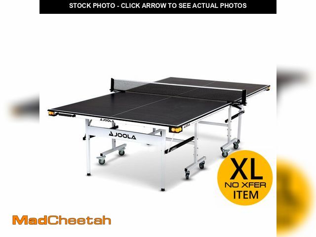 Lot 74-13089543 - JOOLA Rally TL Professional MDF Indoor Ping Pong Table w/ Quick Clamp Table Tennis Net &amp; Post Se...
