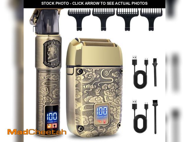 Lot 74-11978877 - Hatteker Foil Shaver, Head Shaver Kit Beard Trimmer for Men Grooming Shaving Kit, Hair Trimmer, Cord...