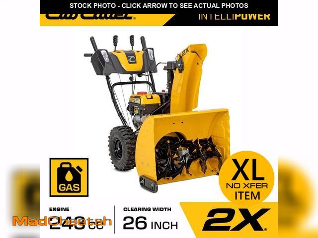 Lot 74-13000035 - Cub Cadet 2X 26 in. 243cc IntelliPower Two-Stage Electric Start Gas Snow Blower with Power Steering ...