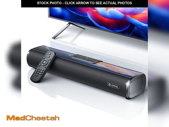 Lot 74-12765134 - VEAT00L Sound Bar for Smart TV, 50W 16-Inch Bluetooth Soundbar TV Speakers ,3D Sound Soundbar System...