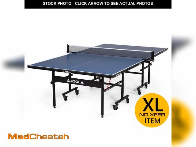 Lot 74-13788873 - JOOLA Inside Professional MDF Indoor Ping Pong Table with Quick Clamp Table Tennis Net and Post Set ...