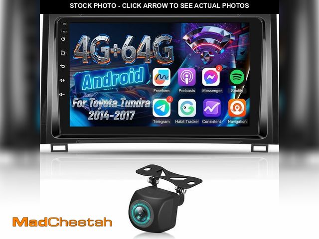 Lot 74-14293800 - 4+64G Android Car Stereo for Toyota Tundra 2014 2015 2016 2017-9 Inch IPS Touchscreen Radio with Car...