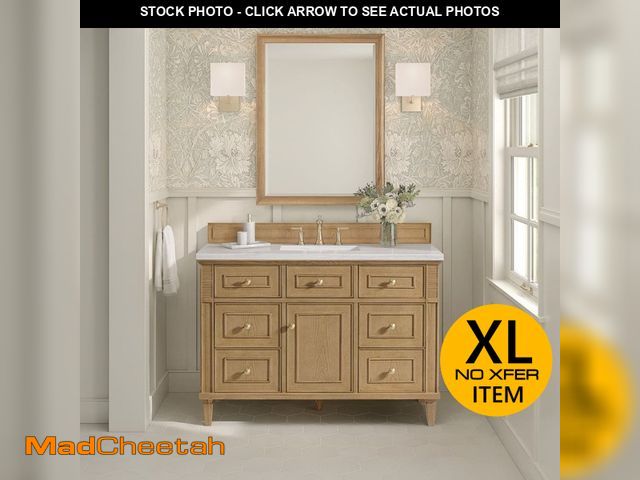 Lot 74-14439731 - JAMES MARTIN VANITIES Lorelai 47.88 in. W x 23.5 in. D x 32.88 in. H Single Bath Vanity Cabinet With...