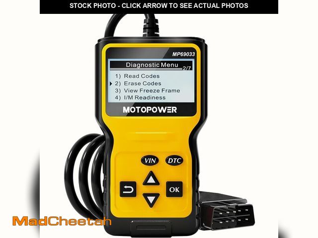 Lot 74-12703869 - MOTOPOWER MP69033 Car OBD2 Scanner Code Reader Engine Fault Scanner CAN Diagnostic Scan Tool for All...