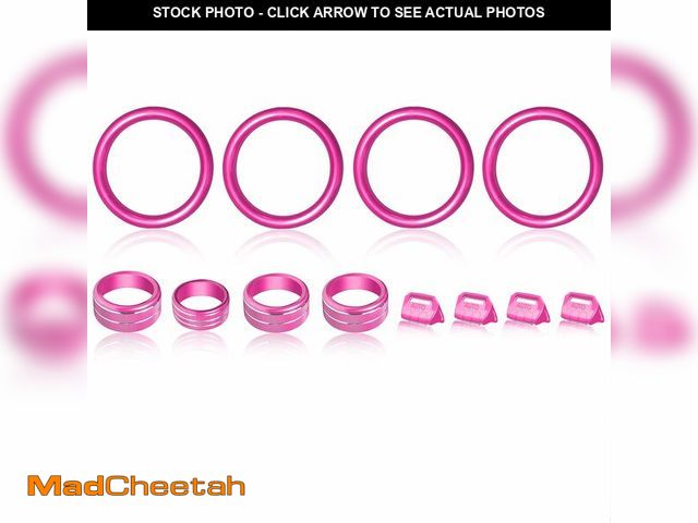 Lot 74-13629903 - SENSHINE AC Knob Cover Vent Outlet Trim Ring for Jeep Wrangler JL JLU Accessories 2018-2023 Gladiato...