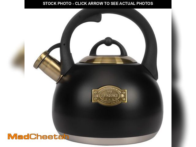 Lot 74-14302838 - Tea Kettle for Stovetop, Food Grade Stainless Steel Water Kettle, Tea Pot for Home &amp; Kitchen, 3....
