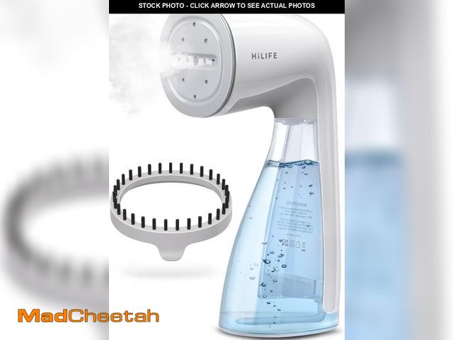 Lot 74-12307749 - HiLIFE Steamer for Clothes, Handheld Clothes Steamer with Large 300ml Tank, 1100W Strong Power, 30S ...