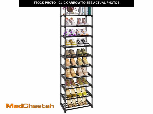 Lot 74-14338071 - OYREL Sturdy Metal Organizer for Narrow Closets, Shoe Shelf Stand - UNUSED