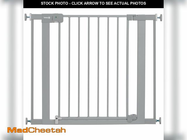 Lot 74-12571531 - Safety 1st Easy Install Baby Gate for Doorways, Auto-Close Pressure-Mounted Magnetic Latch, Indoor D...