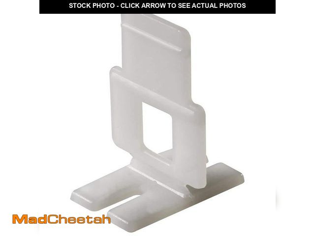 Lot 74-12894484 - QEP LASH White 1/16 in. Clip, Part A of 2-Part Tile Leveling System 300-Pack - UNUSED