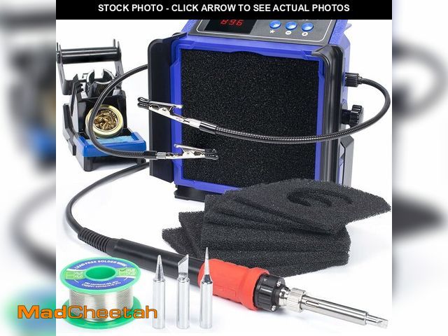 Lot 74-10827049 - WEP 948DQ-III Fume Extractor Double Filtering with 110W Soldering Iron Station 2-in-1 Solder Smoke A...