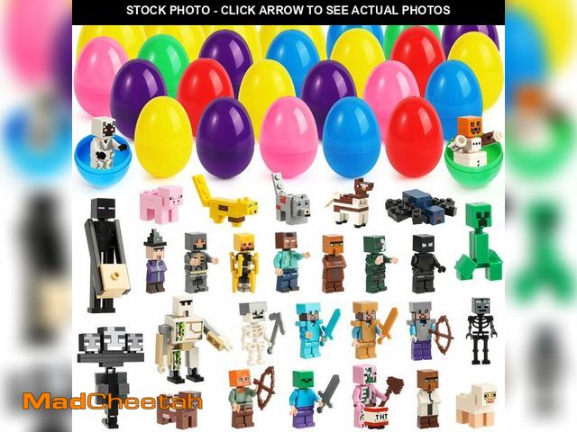 Lot 74-14214028 - Sxoiuy 29 Pack Prefilled Easter Eggs with Toys for Kids Ã¢â¬â Colorful Plastic Surprise Eggs for ...