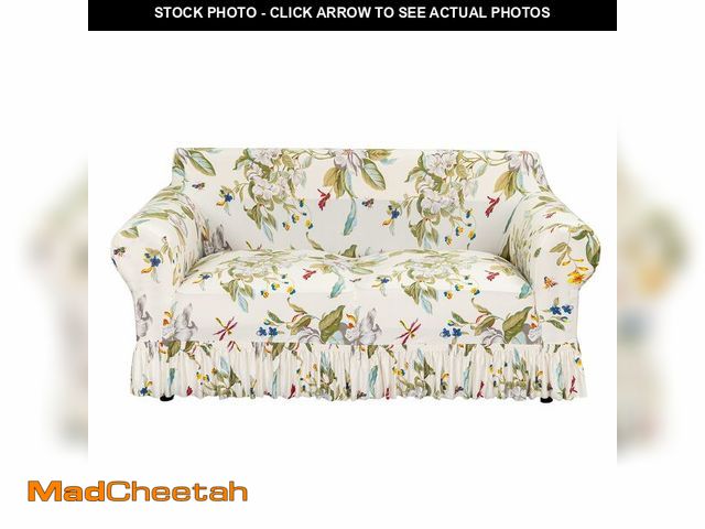 Lot 74-13569290 - FUANGUI Loveseat Couch Cover Slipcover 1 Piece, Stretch Printed Love Seat Sofa Cover for 2 Cushion C...