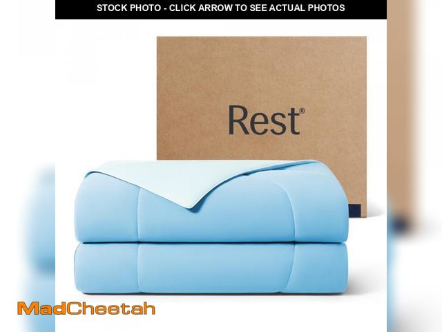 Lot 74-12441636 - RESTÃÂ® EvercoolÃÂ® Cooling Comforter, Full/Queen, Blanket for Hot Sleepers, All Season Bedding to...