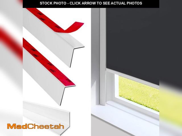 Lot 74-12437497 - iHomeBlinds 100% Flexible Blackout Light Blocking Strips for Blinds &amp; Shades 78 Inches 2PCS (78"...