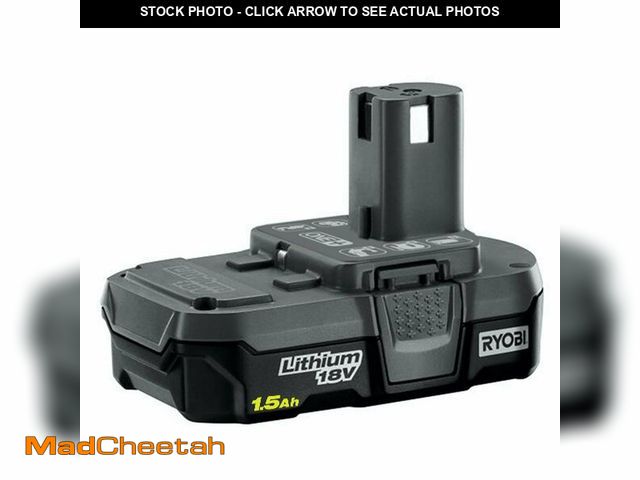 Lot 74-12770722 - Ryobi 18-Volt ONE+ 1.5Ah Compact Lithium-Ion Battery - UNUSED