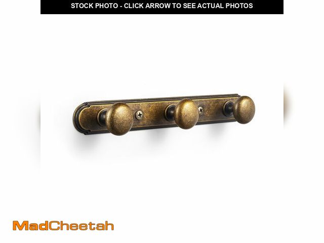 Lot 74-14209178 - Goo-Ki Antique Brass Zinc Alloy Coat Hook - 3.15 ''Ã¯Â¼Ë80mmÃ¯Â¼â° Hole Center Wall Hook Hardware ...