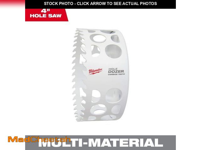 Lot 74-12989310 - Milwaukee 4 in. Hole Dozer Carbide Hole Saw - UNUSED