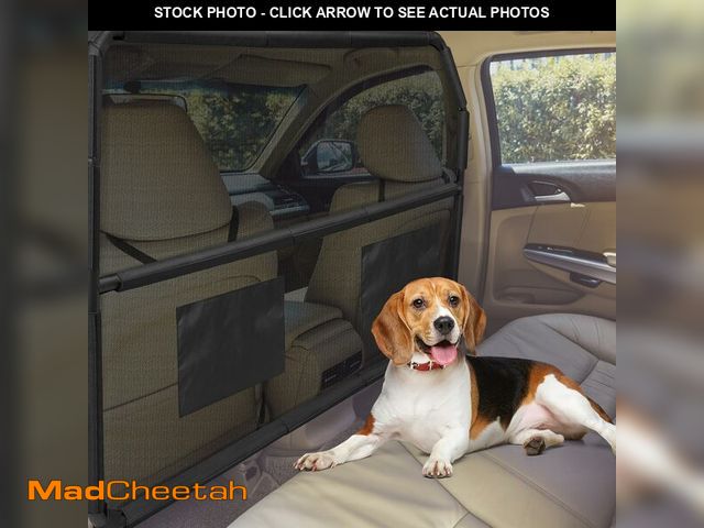 Lot 74-13542182 - Dog Car Barrier for SUVs,Trunks and Cargo Area, Universal-Fit Pet Divider Gate, 50Inch Wide Pet Barr...
