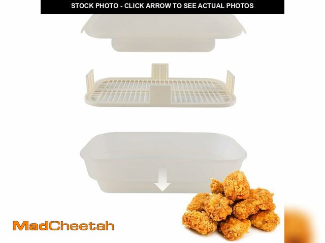 Lot 74-14332704 - COOK WITH COLOR Collapsible Batter Bowl - Mess Free Breading Shaker Container - Great for Fried Fish...