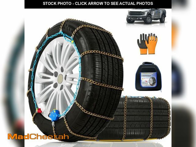 Lot 74-13566447 - AutoChoice AutoFixing Snow Chains Tire Chains For Cars Suv Pickup Trucks, 3.7mm Twisted Alloy Steel,...