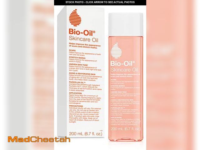 Lot 74-12324170 - Bio-Oil Skincare Body Oil Serum, Face and Body Moisturizer with Vitamin E &amp; A, for Scars, Stretc...