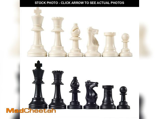 Lot 74-13955953 - Wholesale Chess Heavy Tournament Triple Weighted Chess Pieces - USED
