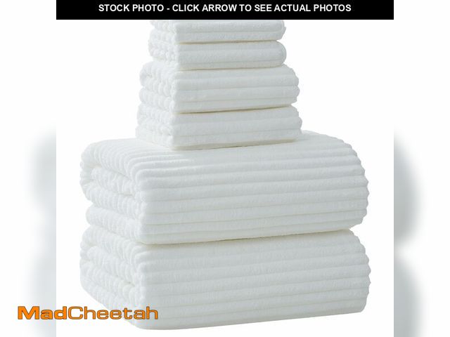 Lot 74-14150785 - NALIVO Extra Large Bath Towel Set of 6 (40"x80"),Oversized Bath Sheet Super Soft Highly Absorbent Mi...