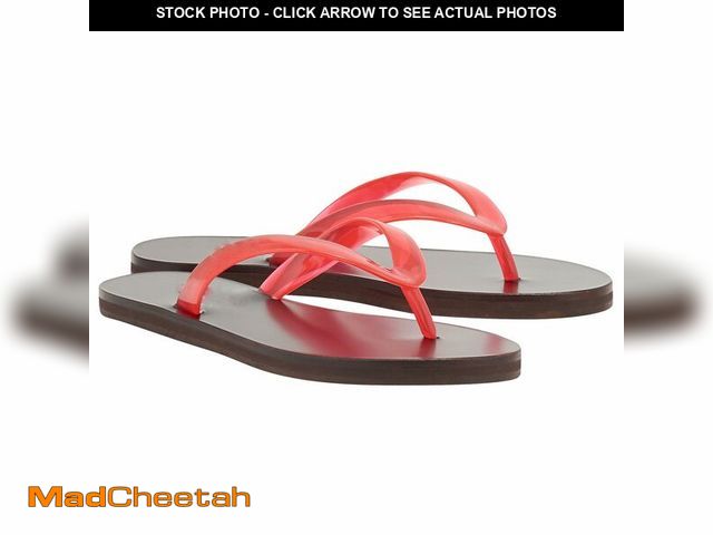 Lot 74-13546111 - Molozoey Jelly Beach Flip Flop Sandals for Women Clear Jelly Slip on Comfortable Thong Sandals Slide...