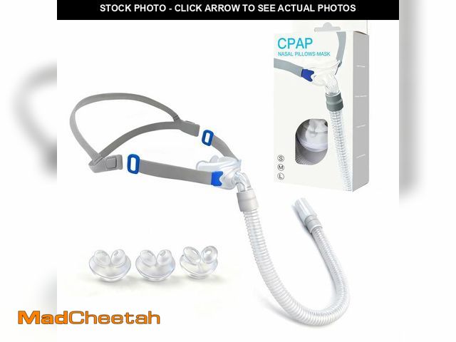 Lot 74-13959052 - Chic Tree CPAP Nasal Pillow Mask, Nasal Pillow Set with Detachable Headgear, Frame, Tube and 3 Diffe...