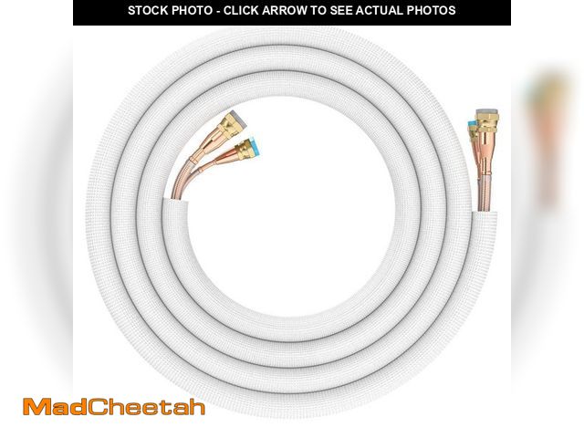 Lot 74-12783200 - MRCOOL 25 ft. Pre-Charged 1/4 in. x 3/8 in. No-Vac QuickConnect Line Set R454B for 5th Gen DIY Mini-...