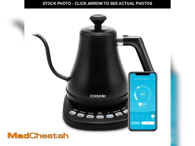 Lot 74-14113263 - Cosori Smart Gooseneck Kettle, 0.7L, Black - UNUSED