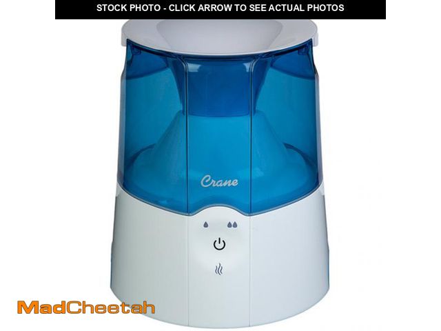 Lot 74-12542632 - Crane Warm Mist Humidifier - Blue - 0.5gal - UNUSED