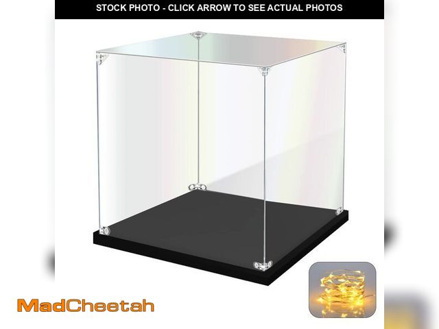 Lot 74-12974170 - KOLIPI Acrylic Display Case for Collectibles Assemble Clear Acrylic Display Box for Lego Alternative...