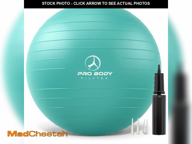 Lot 74-12976779 - ProBody Pilates Yoga Ball - Fresh Colors Exercise Ball for Stability, Pregnancy, Workout, Physical T...