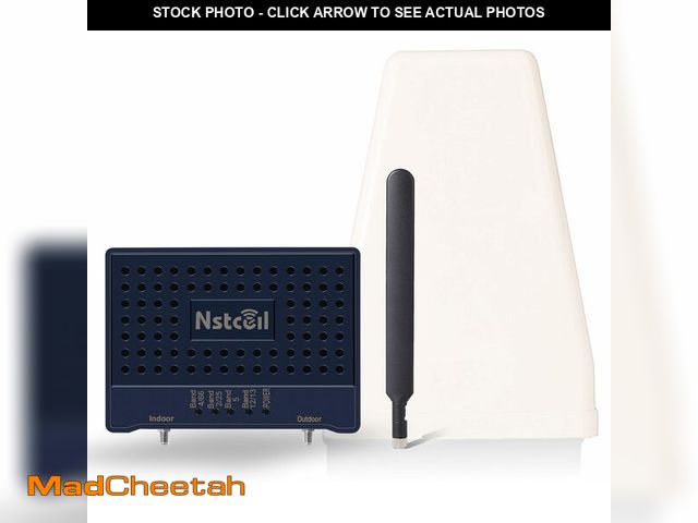 Lot 74-12710443 - Cell Phone Booster for Home,Up to 2500 sq ft,Cell Phone Signal Booster for Band 66/25/2/4/5/12/13/17...