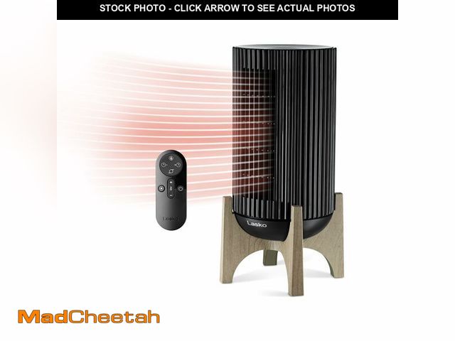Lot 74-13066589 - Lasko Artisan Series Oscillating Ceramic Space Heater for Home, Living Room, Bedroom, Thermostat, Ti...