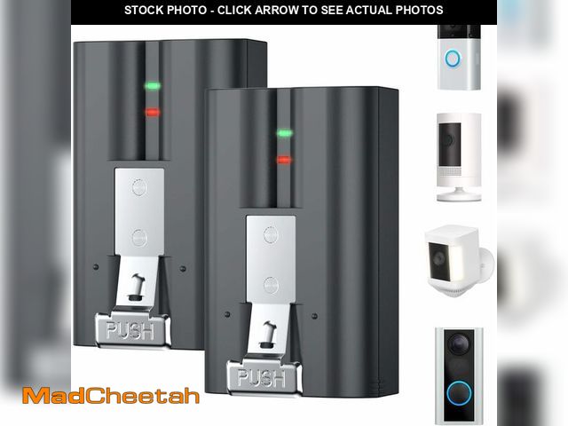 Lot 74-10903738 - (SINGLE) Magolin 1 Pack 6040mAh Rechargeable Battery for Ring-Doorbell Camera 4/3/2, Compatible with...