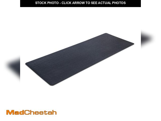 Lot 74-13822812 - MotionTex 30" X 96" BLACK EXERCISE EQUIPMENT MAT FOR UNDER FITNESS EQUIPMENT - UNUSED