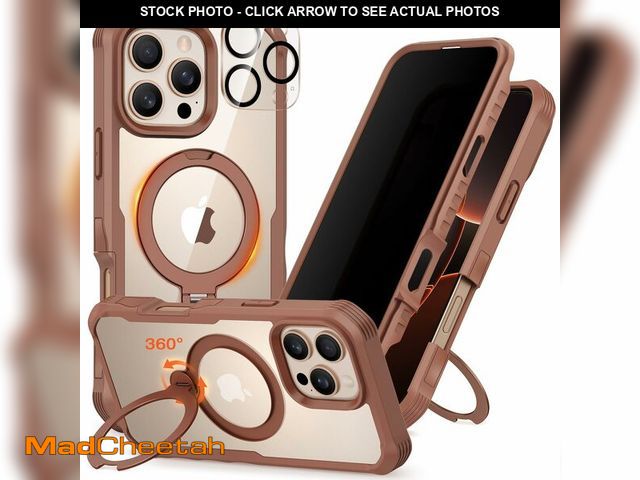 Lot 74-13541332 - CENHUFO for iPhone 16 Pro Max Case, Compatible with Magsafe Full Body Phone Case Built-in 9H Tempere...