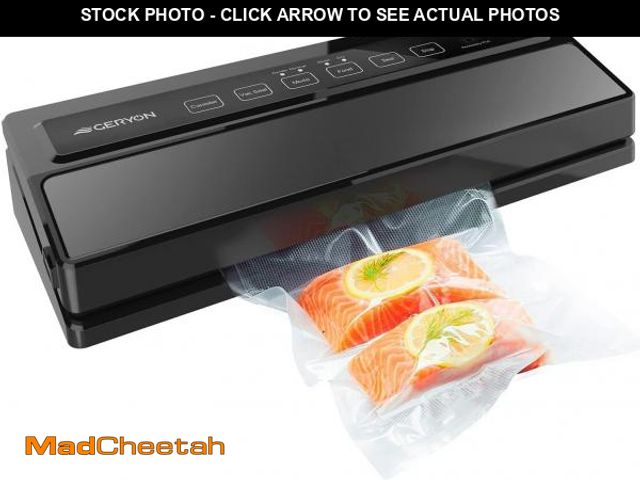 Lot 74-12049393 - GERYON Vacuum Sealer Machine, Food Vacuum Sealer with Powerful Suction | Slim Design | Easy to Use |...