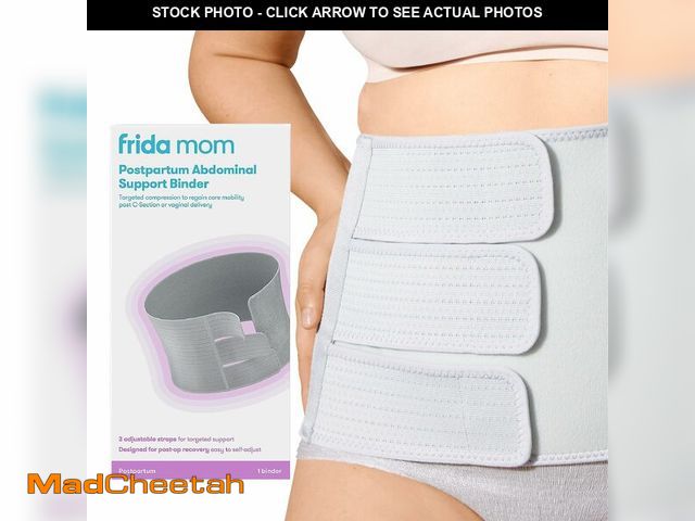 Lot 74-12712045 - Frida Mom Belly Binder, Postpartum Essentials for Natural and C-Section Recovery, Adjustable Compres...