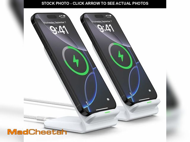 Lot 74-14263327 - 15W Samsung S26 Ultra S25 Wireless Charger Stand Fast Charging Station for Samsung Galaxy S26 S25 Ul...