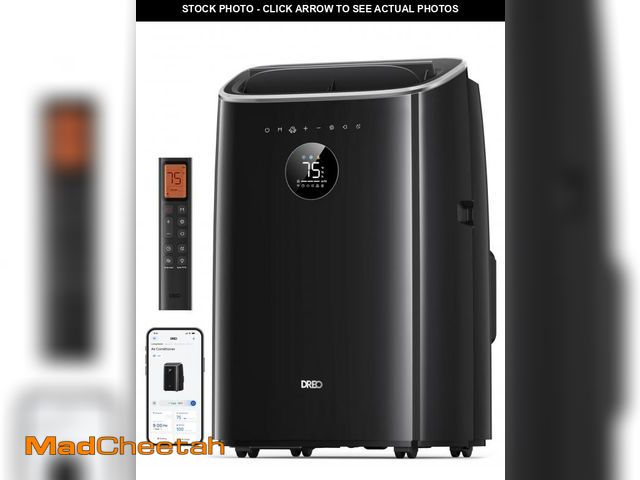 Lot 74-12125509 - Dreo Portable Air Conditioners, 8,000 BTU Air Conditioner for Bedroom with Drainage-free Cooling, 45...