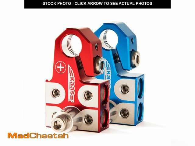 Lot 74-12702359 - Kaas Lead Acid Battery Terminal Clamps, Positive and Negative Set, for SAE/DIN/EN Tapered Top Post, ...