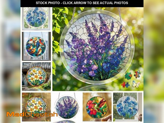 Lot 74-14264137 - Acrylic Jigsaw Puzzle Suncatcher, 83 Pieces 8.2 Inch Sun Catcher Acrylic Puzzles - UNUSED