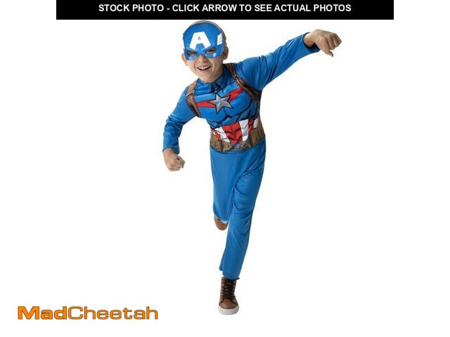 Lot 74-12671163 - Jazwares Marvel - Captain America Steve Rogers Value Child Costume - UNUSED