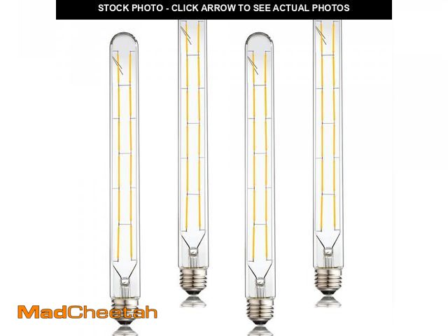 Lot 74-11548848 - Dimmable Led Tubular Bulb 12W,3000K Soft White,T30 Long Tube Edison Led Vintage Filament Bulb,100W E...